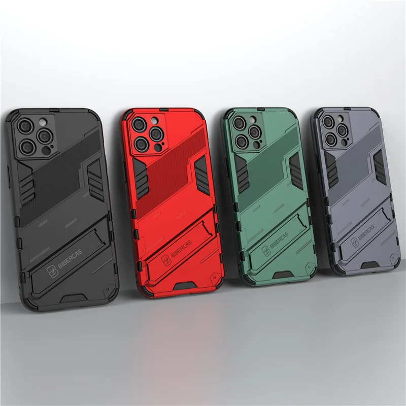 Для обложки iPhone 12 Pro чехол для Capas PC Armor Hard Cover SE 2020 6 S 7 8 Plus Max Mini Fundas|Бамперы| |