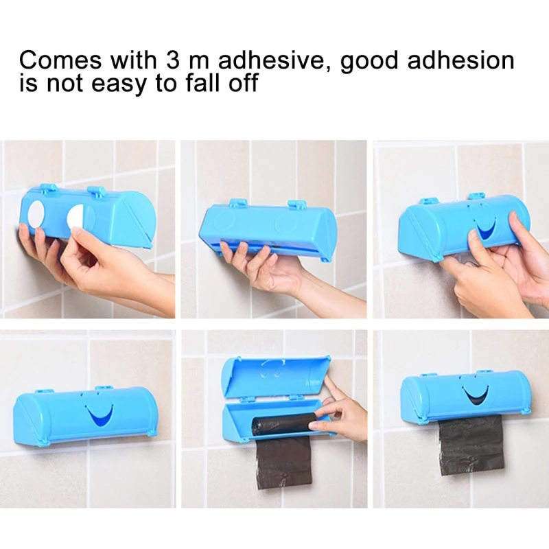 Пластиковый настенный кухонный туалет новый контейнер для хранения мусора