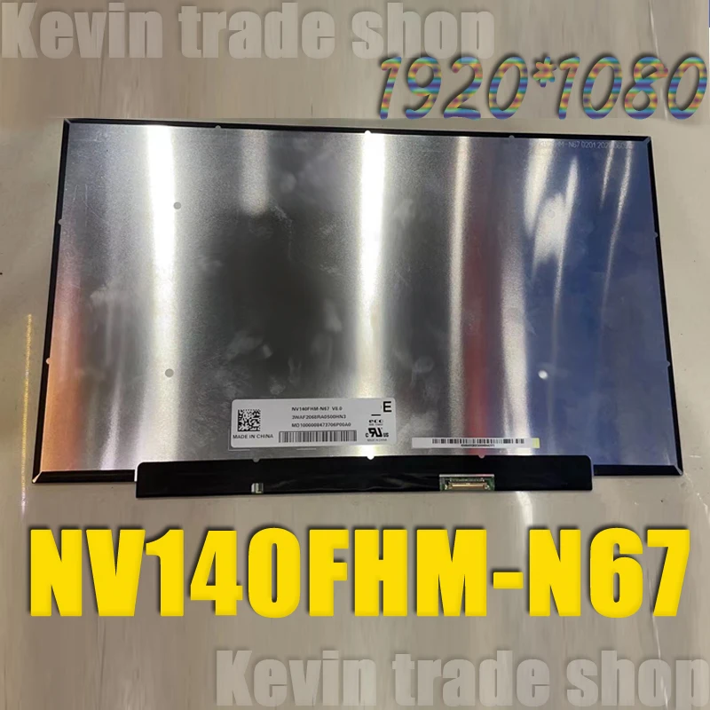 14 0 дюймовый ноутбук ЖК дисплей Экран NV140FHM N67 V.8 светодиодный Дисплей Панель 1920x1080