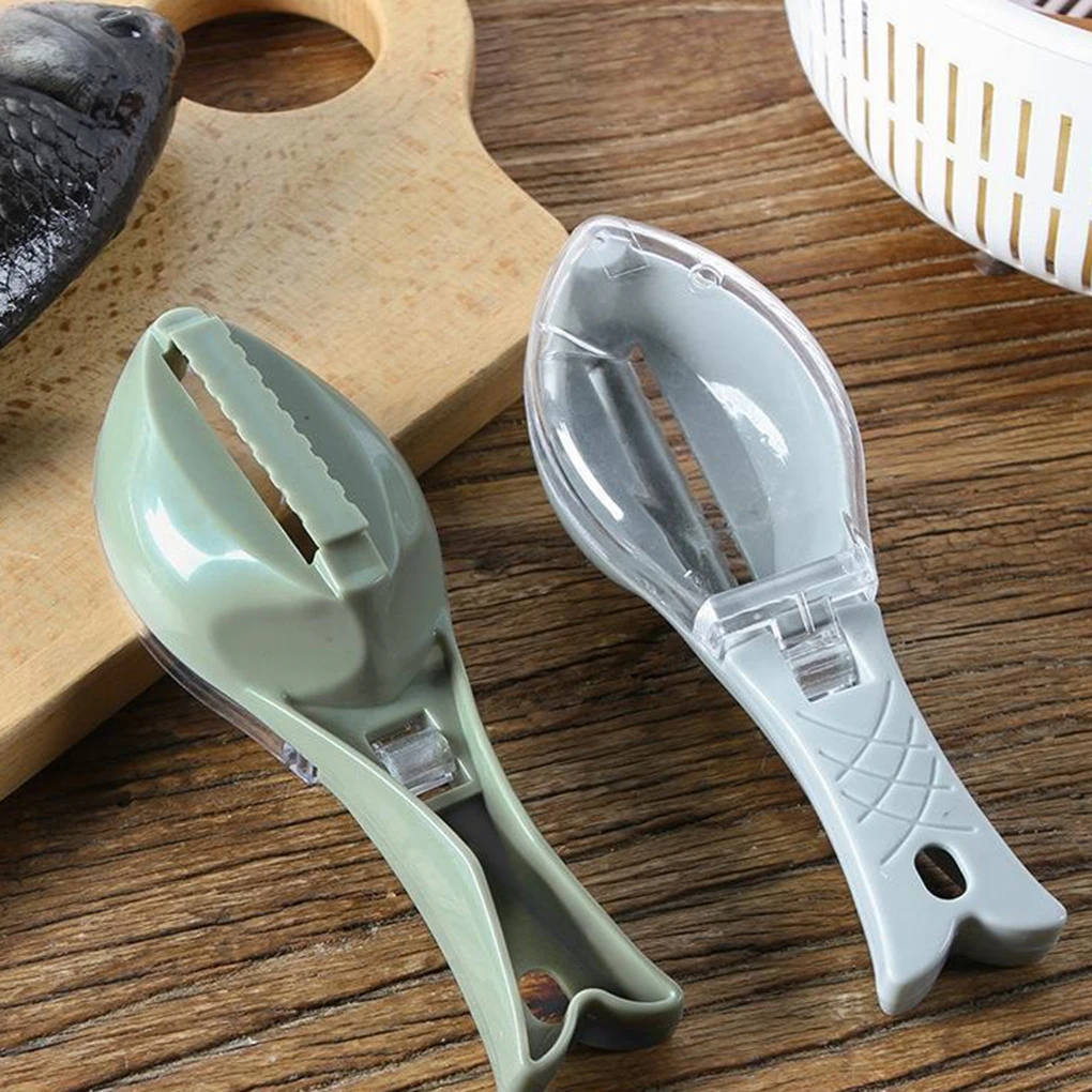 Пластиковый очиститель чешуи рыбы скребок для чистки вручную морепродуктов