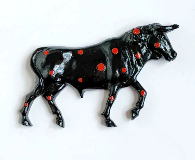 Ручная роспись Испания Pamplona коррида 3D магнит на холодильник туристические сувениры магнитные наклейки подарок - Цвет: 006