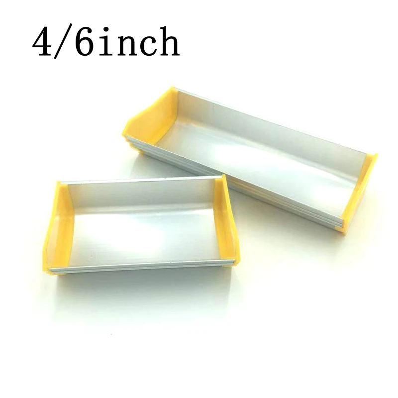 4/6 дюйма эмульсия совок шелковая трафаретная печать алюминий инструменты для