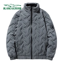 Men's thin cotton-padded clothes Korean fashion short cotton-padded clothes men's winter jackets fas