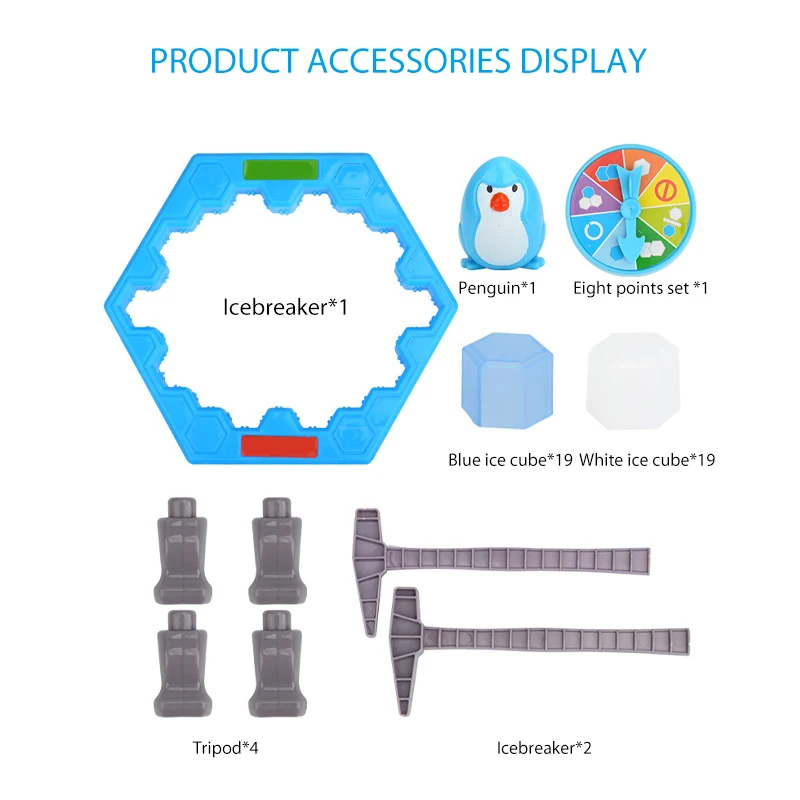 

Party Interactive Toys Save The Penguin Family Board Game Penguin Ice Breaking Kids Table Games Children Ice Puzzle