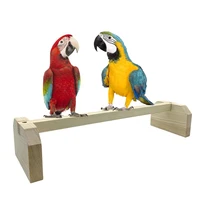 parrots bird stand bar toy parrot bite chew toys swing pet bracket wooden rest play perches supplies birdcage accessories