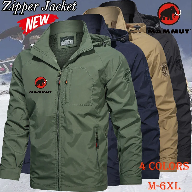 

Мужская лыжная Новая повседневная спортивная водонепроницаемая куртка с капюшоном для отдыха на открытом воздухе походов ветрозащитная о...