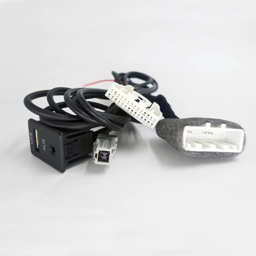 Biurlink 28Pin автомобильный стерео радио DVD CD Changer AUX USB слот панель удлинитель адаптер