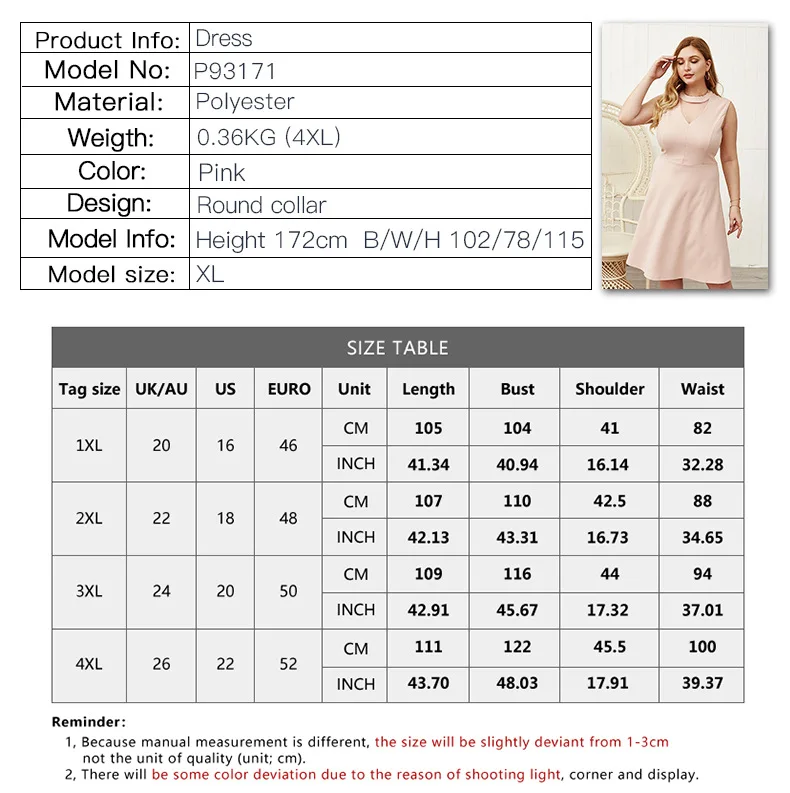 

Plus Size Women Summer Dress Elegant Hollow Out Birthday Party Dress 2021 New Sleeveless Office Ladies Work Wear Dresses XL-4XL