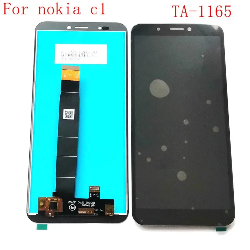 

Для Nokia C1 ЖК-экран дисплей + Сенсорное стекло дигитайзер для nokiac1 запасные части TA-1165