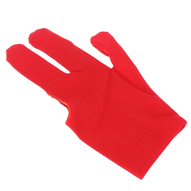 

1pc Spandex Snooker Billiard Cue Glove Left Hand Open Three Finger Glove Men Women Snooker Balls Pool Fitness Accessories