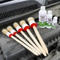 super soft white hair cleaning brush interior electrostatic dust remove tools for car side seam detail brush car cleaning tools