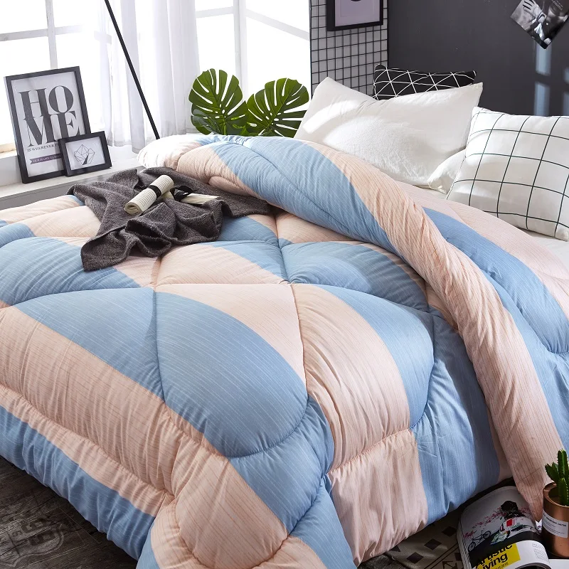 

SF Very Soft Quilts 4 Seasons Quilt Duvet Nordic Style Comforter Blanket Geometric Printed Double Quilts And Duvets For Adults