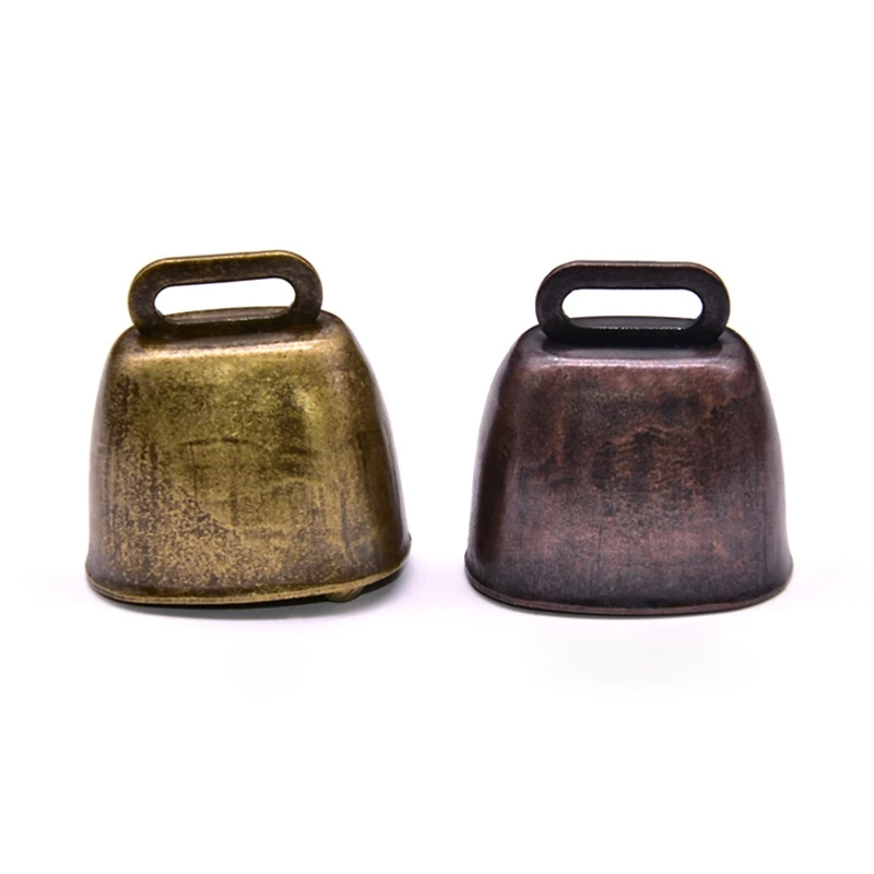 

3Pcs Cow Horse Sheep Grazing Bell Farm Animal Anti Lost Copper Bells Loud Crisp Spread DIY Accessories Pet Pendant