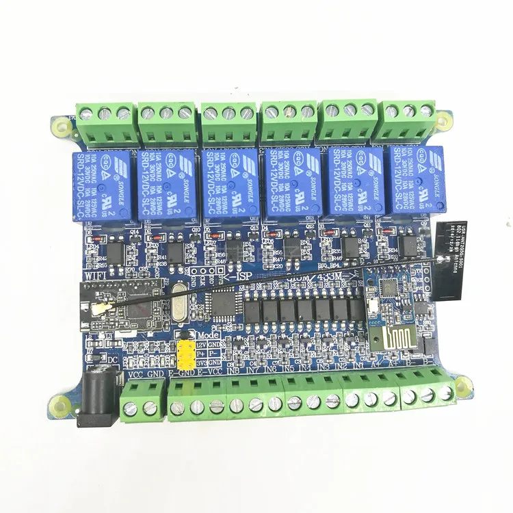 Новый Modbusrtu 6 Way Связь реле Выход 8 канальный видеорегистратор Вход RS485 по желанию Wi