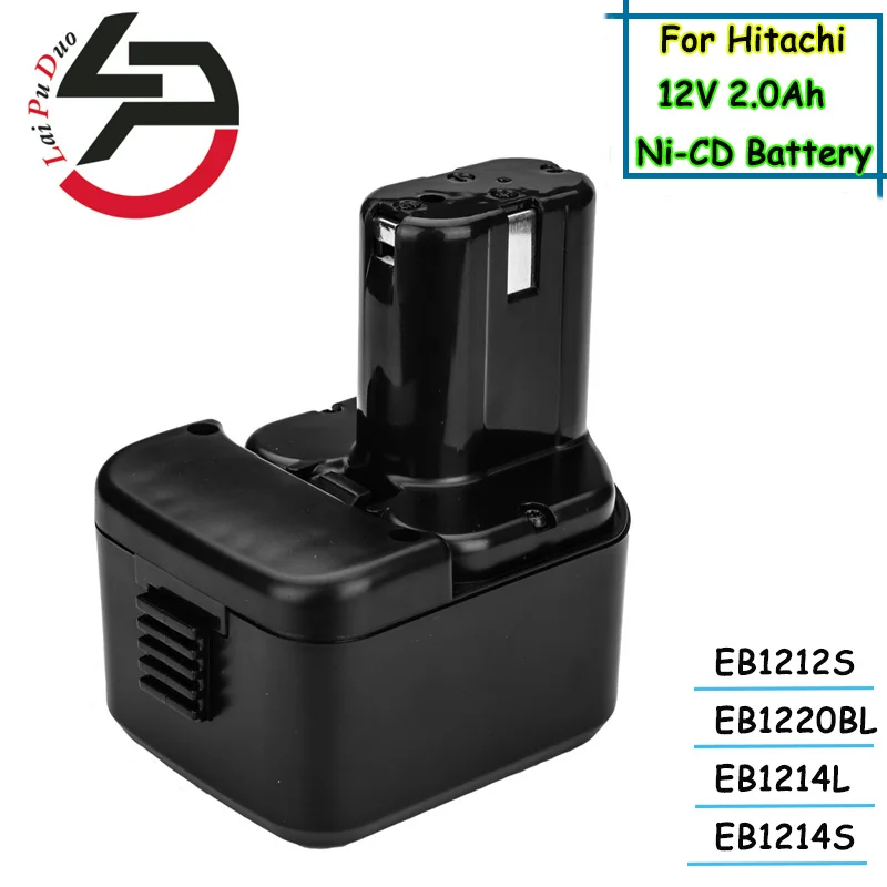 Аккумулятор для дрели Hitachi аккумулятор 12 В 2 А · ч Ni CD моделей EB1214S DS12DVF3 EB1212S EB1220BL