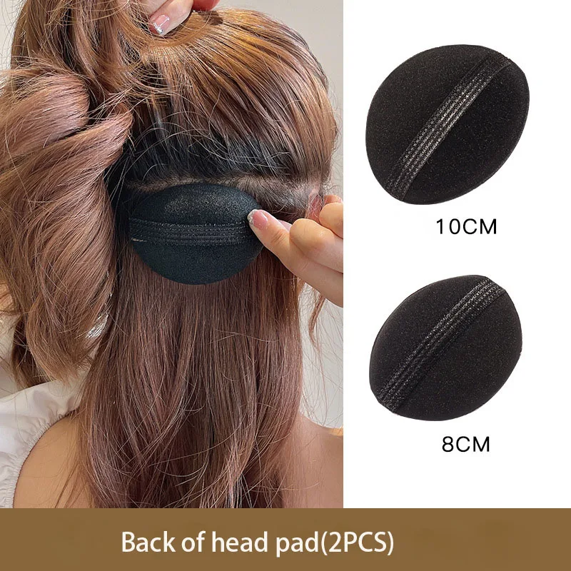 

1 set Hair Pads Hair Volume Increase Puff Hair Bun Maker Donut Foam Sponge Bump Up Insert Base Hair Styling Accessories