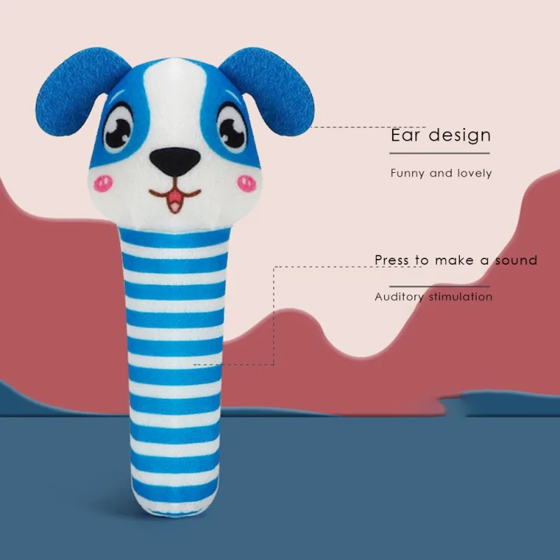 

1Pcs Dog Cat Plush Squeak Sound Dog Toys Animal Patterns Funny Fleece Durability Chew Molar Toy Fit for All Pets Pet Supplies