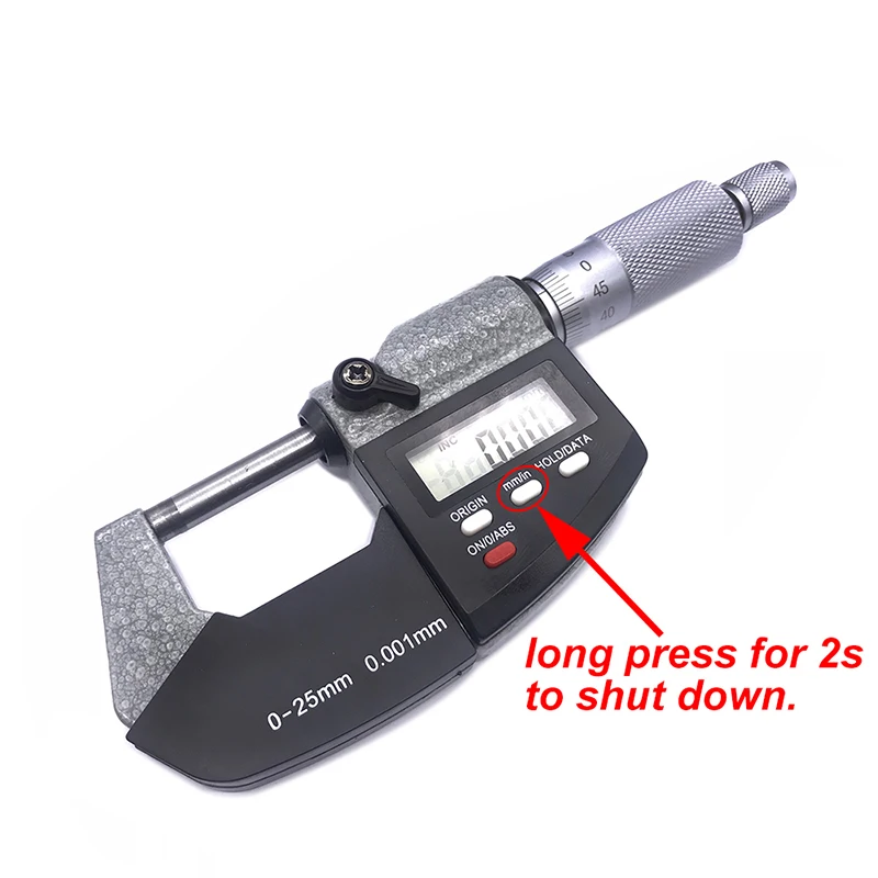

Brand 0.001mm Electronic Outside Micrometers 0-25mm Digital Micrometer Caliper Gauge Meter Micrometer Carbide Tip Measuring Tool
