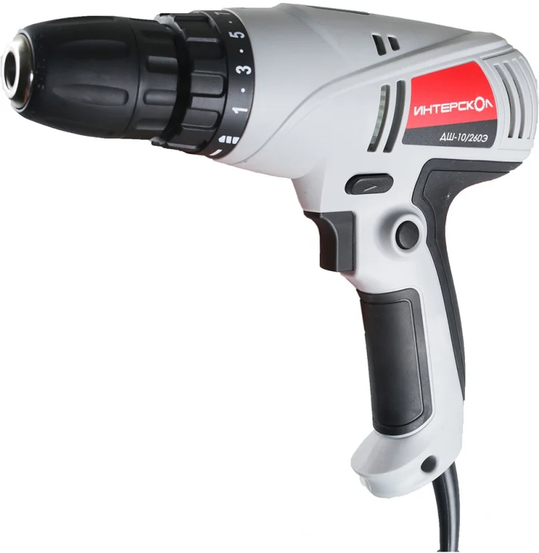 Drill-screwdriver interskol dsh-10/260 E 260w cartridge: Quick-clamping | Инструменты