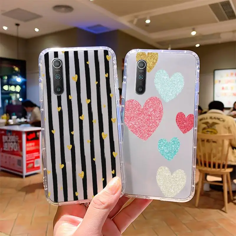 

Colors Love Heart Phone Case For Samsung s7 s8 s9 s10 s20 s4 s5 s6 a71 a21 a20 plus lite edge Fundas Coque phone case