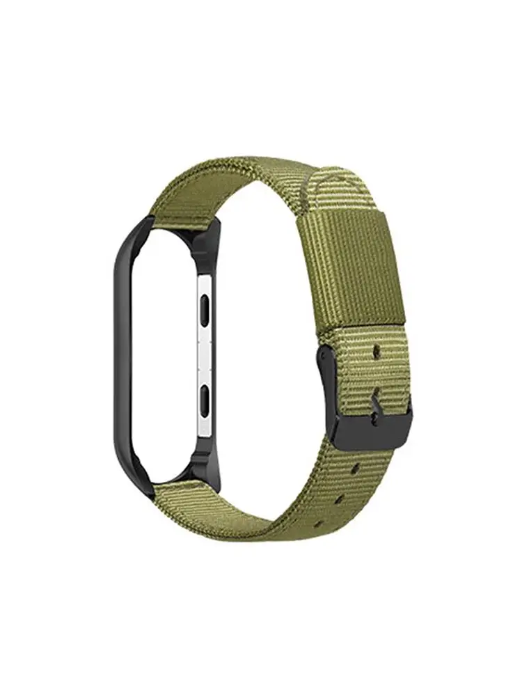 Для Xiao mi 3 Xiao mi 4m 3 mi Band 4 Универсальный спортивный предварительно mi um холст сменный Браслет нейлоновый ремешок с черной рамкой ремешок для часов