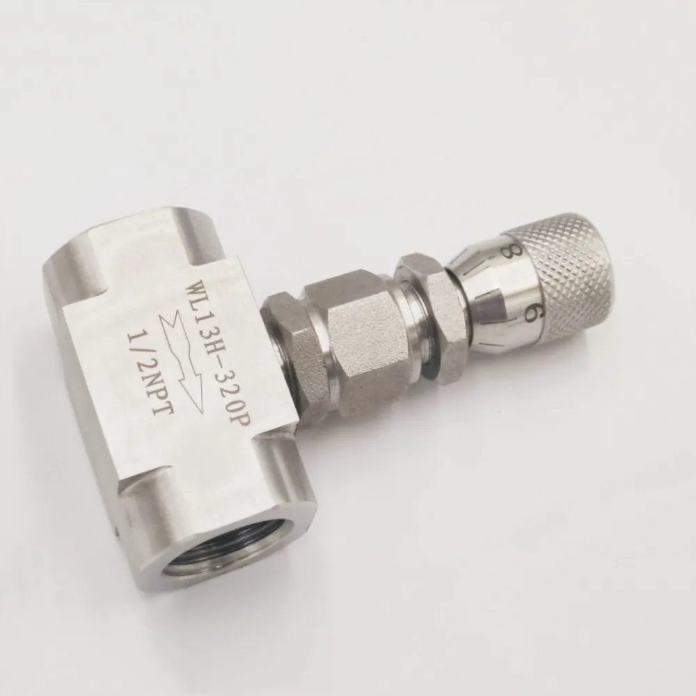 G 1/8 &quot1/4&quot NPT 1/2 &quotигольчатый клапан из нержавеющей стали 304 микрорегулирующий