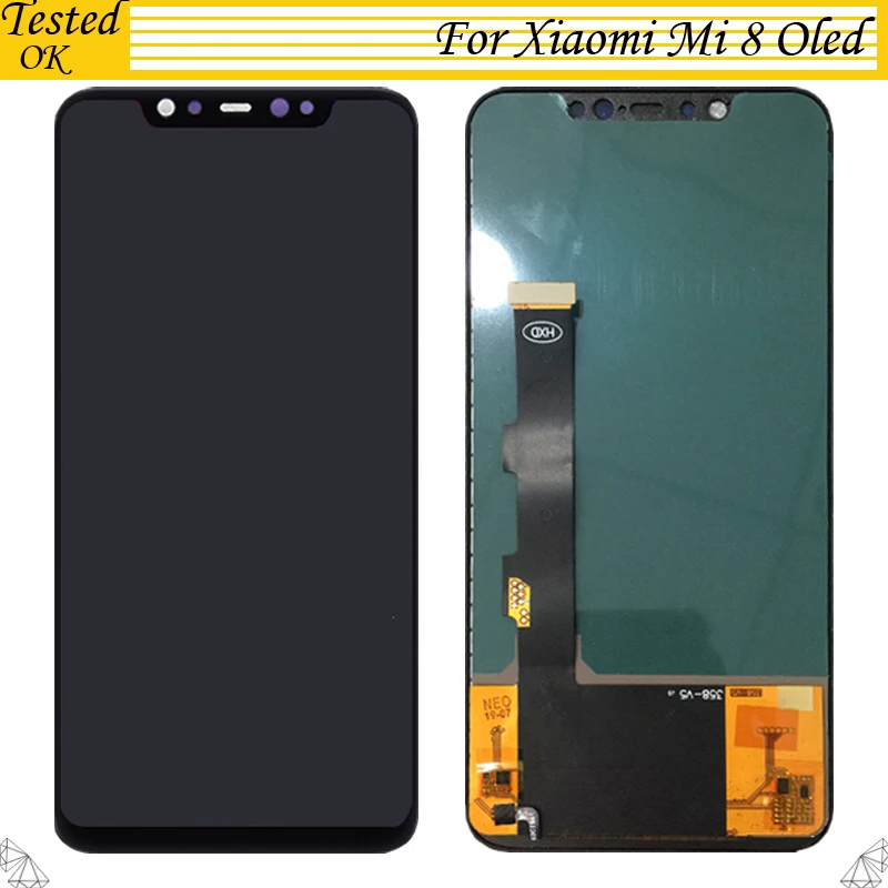 OLED для Xiaomi Mi 8 Mi8 ЖК дисплей сенсорный экран дигитайзер 6 21 дюйма в сборе