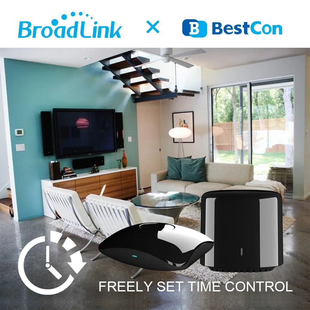 2020 Broadlink RM4 Pro RM4C Mini WiFi IR RF Универсальный Интеллектуальный пульт дистанционного