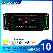 Автомагнитола AVGOTOP Android 10 DVD плеер для CHRYSLER GRAND VOYAGER 2 ГБ 16