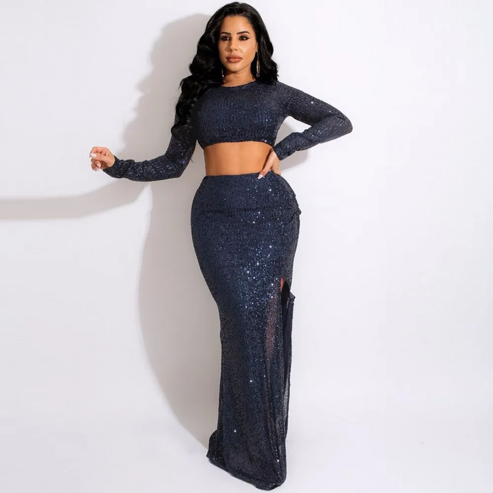 

2 Piece Sets African Dashiki Dresses For Women Hippie Clothes Long Sleeve Abaya Ankara Boubou Ladies Outfit Party Gowns