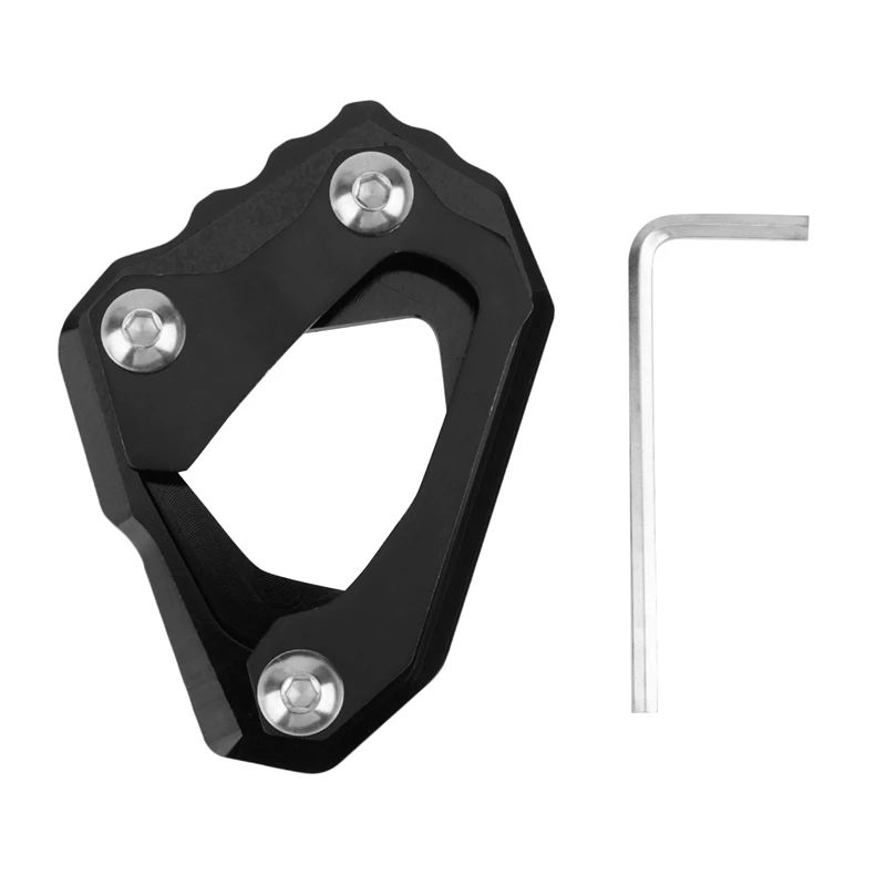 

Motorcycle Kickstand Foot Side Stand Extension Pad Support Plate for YAMAHA MT-10 MT10 FZ-10 FZ10 2016 2017