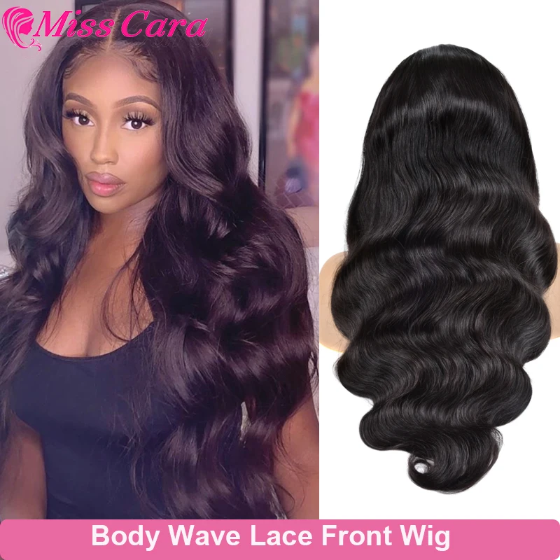 13x4 Lace Frontal Wig Peruvian Body Wave Wig Lace Front Human Hair Wigs For Black Women Miss Cara Remy Hair Transparet Lace Wigs