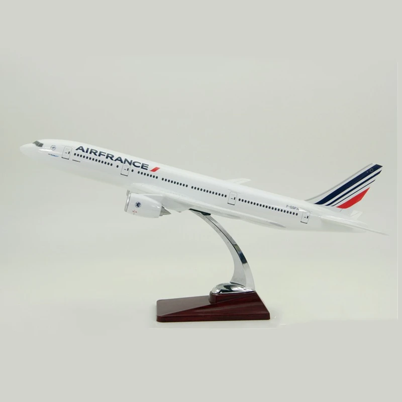 47 см самолет Boeing B777 Air Франция Самолет Авиакомпания Модель литья под давлением