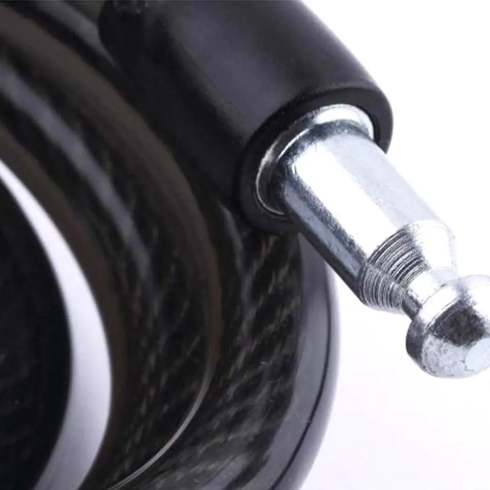 

Universal Anti-Theft Bike Bicycle Lock Stainless Steel Cable Coil For Castle Motorcycle Cycle Mtb Bike Security Lock With 2 Key