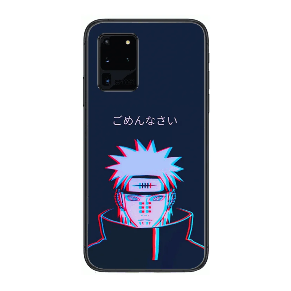 

Handsome Naruto fans Matte Phone cover hull For SamSung Galaxy S 6 7 8 9 10 20 Plus Edge E 5G Lite Ultra black soft bumper
