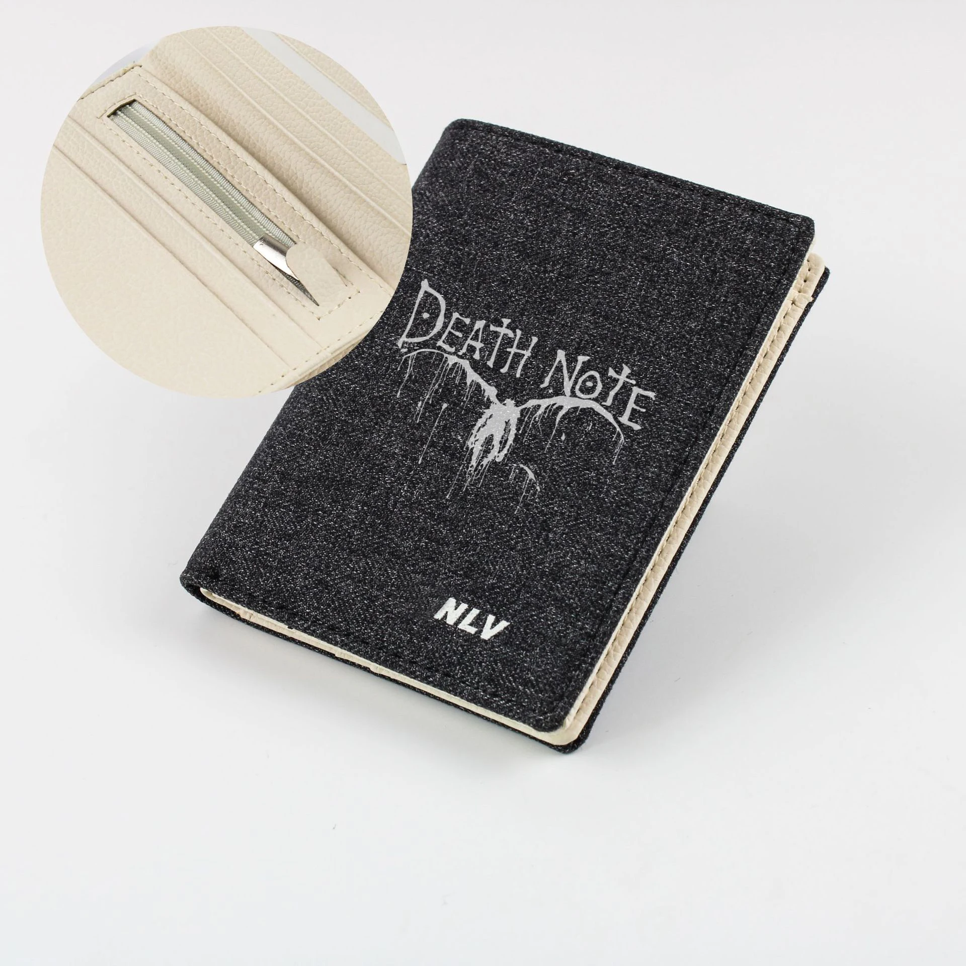 Новый дизайнерский короткий Карманный Кошелек Death Note кошельки сумка для денег |