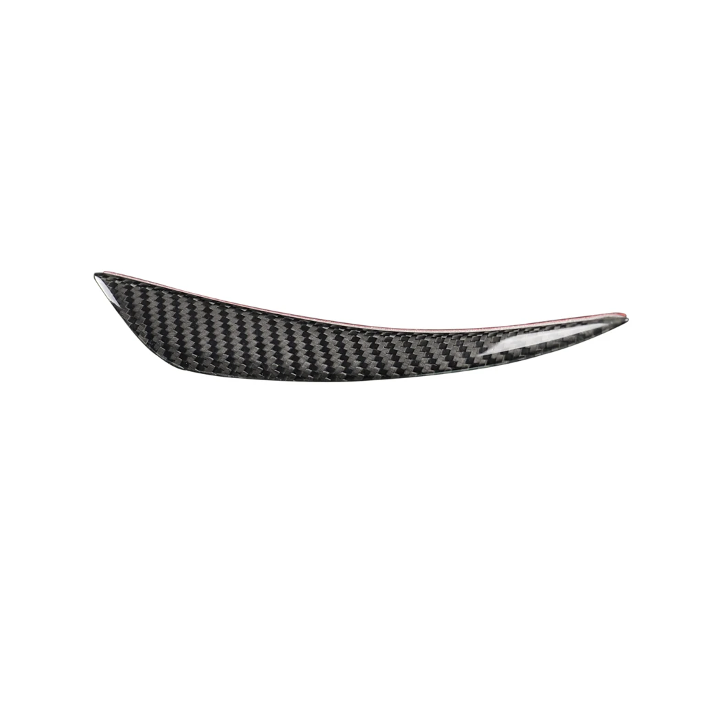 Jual 4 Buah Pemisah Bibir Bumper Depan Serat Karbon Asli Pisau Udara Asli Aksesori Otomatis Universal Untuk BMW E60 E90 F30 F10 E70 F15 E84 F