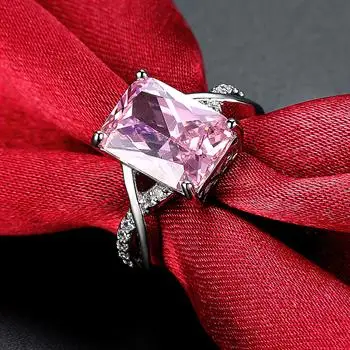 

Diamond, Eight Hearts, Eight Arrows, Four Prongs Engagement Ring Pink Jewelry Wholesaler PR827-C-8 LKN18KRGPR827-C-8