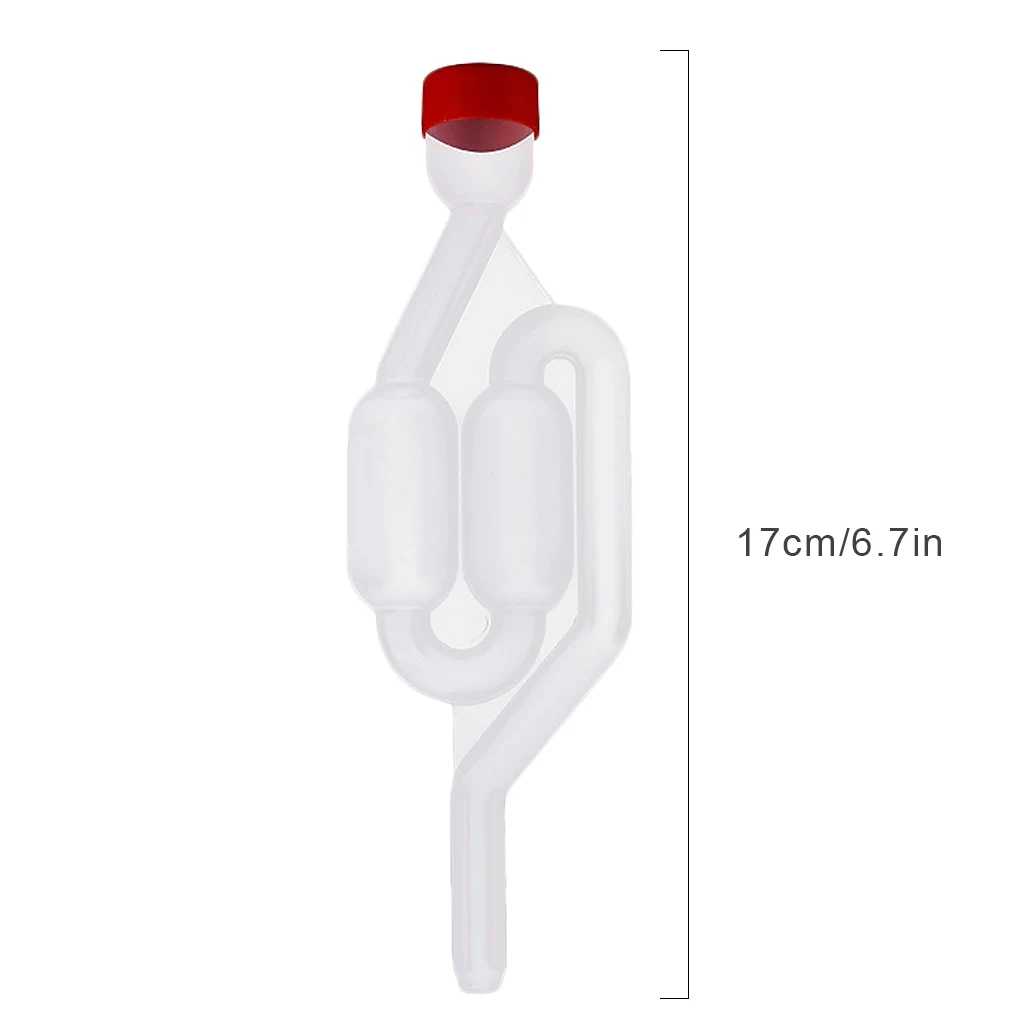 Homebrew Wine Exhaust Valve Fermentation Air Lock Plastic One-Way Water Seal Honey White Beer Tool Airlock | Дом и сад