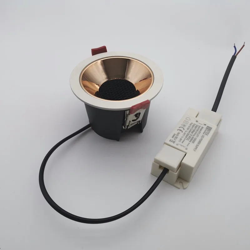 Сотовая связь сети с антибликовым покрытием светодиодные светильники 15 Вт 18 CREE COB