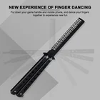 Расческа для волос Складная из нержавеющей стали с ножом-бабочкой