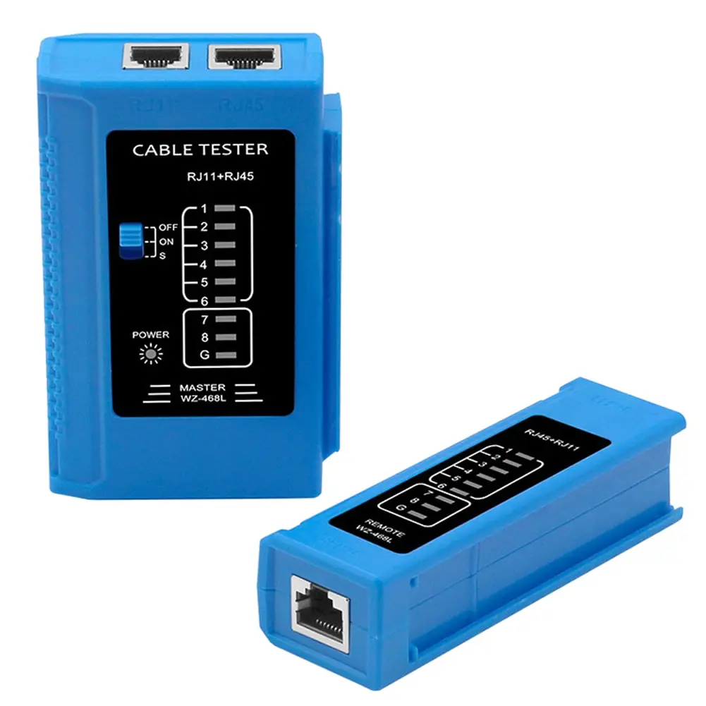 

Professional RJ45 Cable lan tester Network Cable Tester RJ45 RJ11 RJ12 CAT5 CAT6 UTP LAN Cable Tester Networking Tool