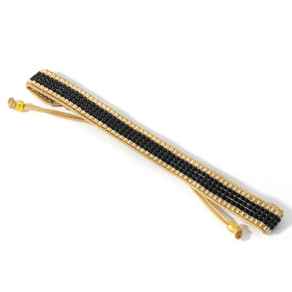 

Rttooas Warm Love With Diamond MIYUKI Bracelet Female Bohemian Fashion Exquisite Jewelry Design Hand Woven Bracelet Wholesale