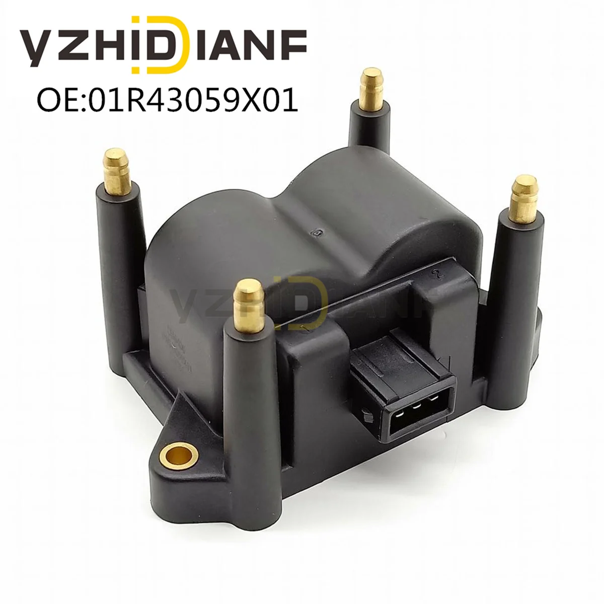 

1x Ignition Coil 01R43059X01 406005N For Chery Qq Qq3 Qq6 Fulwin Qiyun- 1.1L 1.2L 472 6371 6776 Engine 4 cylinder