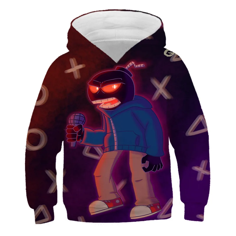 

2021 Friday night funkin 3d hoodie fashion autumn clothing hoodie sport young punk style boy/girl clothing kids hood