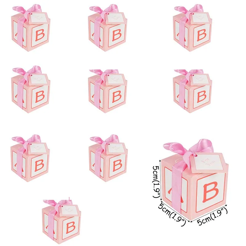 pink baby box WEIGAO/вечерние одноразовые столовые приборы для вечеринки в честь Дня Рождения, набор тарелок, салфетки под чашки, декор для первого дня рождения - Цвет: pink baby box