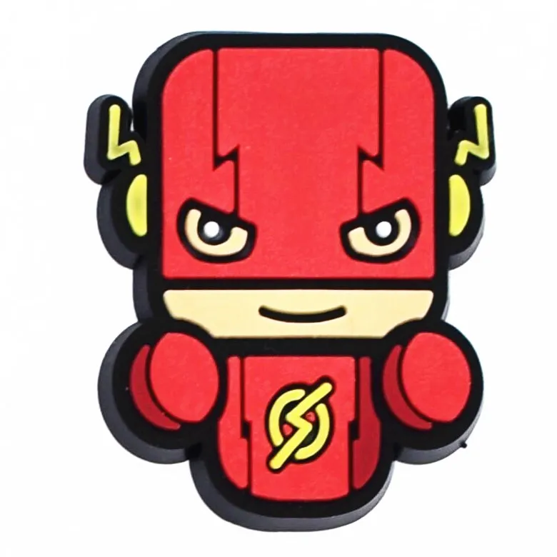 50 шт. оптовая продажа микс мультфильм Marvel Hero ПВХ плоская задняя вспышка супер
