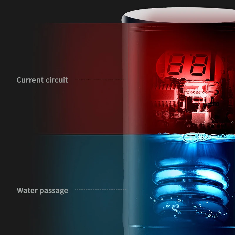 Кухонный электрический водонагреватель 3000 Вт смеситель для мгновенной горячей