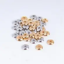 20-500Pcs/Lot Plastic Flat Loose Spacer Beads Diy Bracelet Necklace Accessories CCB Charms Beads For