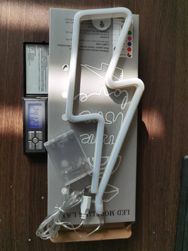 

Night Light Fashion Valentines Day LED Neon Ambient Light Lamp Wall Art Decorative Room Party Home Decor Pink Battery USB Charge